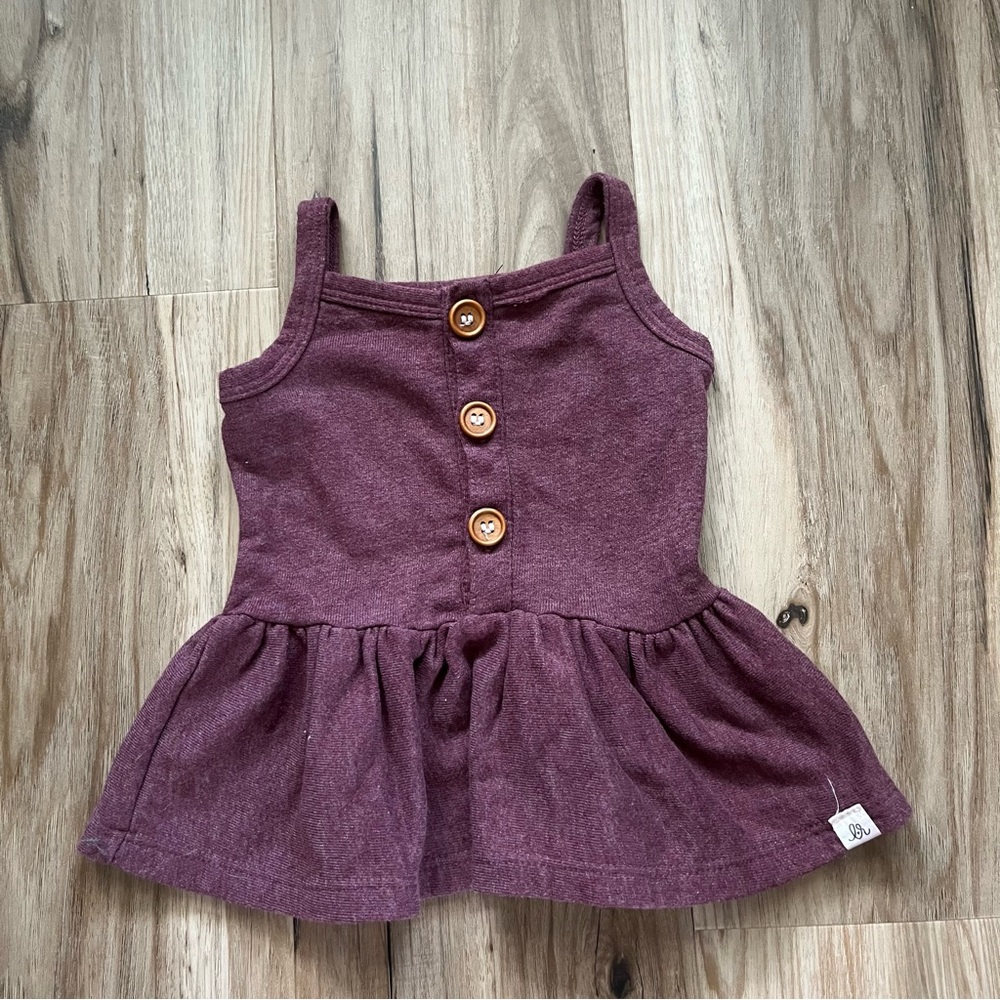 Lulu and Roo Button Tank Peplum